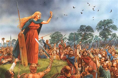 A Revolta de Boudica, Rainha dos Icenos, contra a Dominação Romana na Britânia do Século II